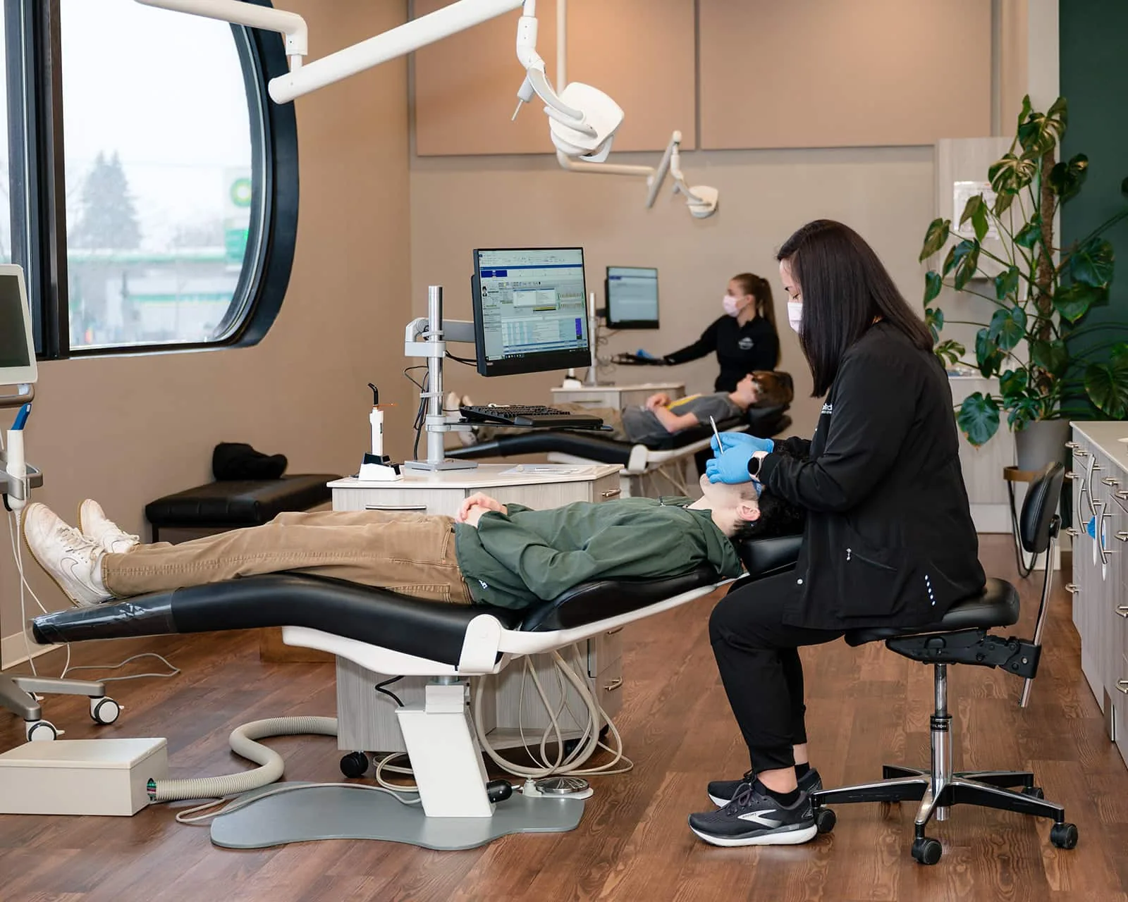 Adult patient in the chair at Sytek Ortho in Alpena