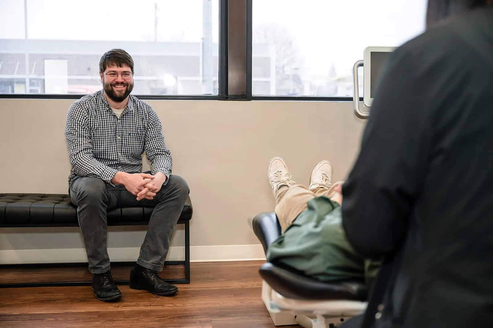 Patient consultation at Sytek Ortho in Alpena