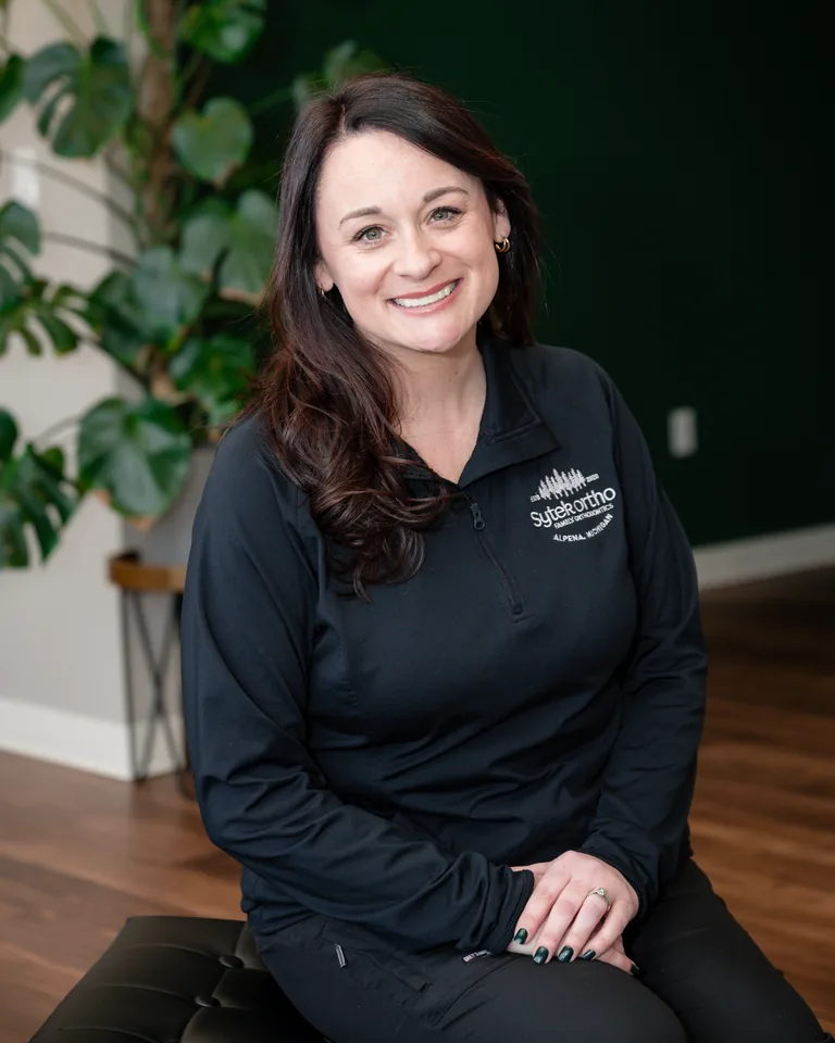Ashley Wheelock, office manager at Sytek Ortho in Alpena, MI